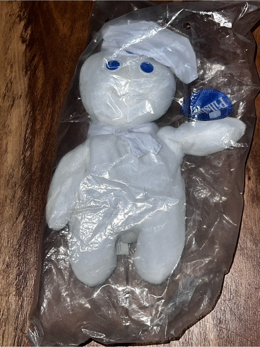 Pillsbury Dough Boy Stuffed Bean Toy
